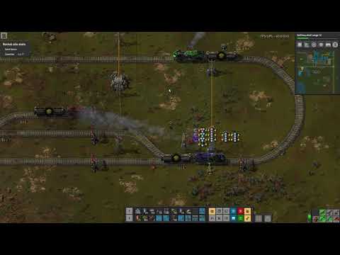 Factorio Alternating Train Circuit