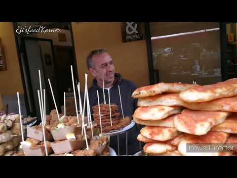 BEST STREET FOOD MARKETS IN PALERMO SICILY ISLAND OF ITALY/BALLARO/MERCATO VUCCIRIA