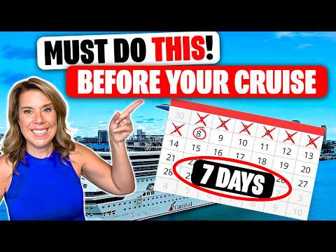 Thumbnail for 25 Essential Things To Do Before Leaving for Your Cruise! (1-2 weeks Pre-Cruise)