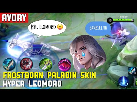 WHY HORSE WHY ?! Frostborn Paladin Leomord Skin - Hyper Leomord Gameplay - Avory | MLBB