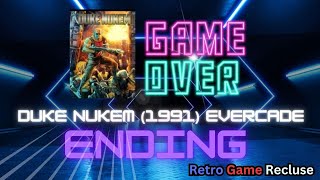 Duke Nukem (1991) Blaze Evercade PC ending [Retro Gaming]