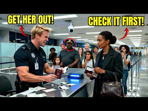 Smiling Agent Rips Black Girl's Passport at Counter — What She Pulls Out Makes All Step Back in Fear