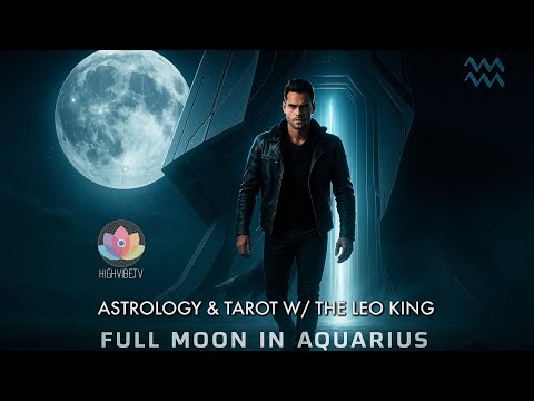 The Leo King Full Moon in Aquarius August 9-10 2025 Astrology/Tarot All Signs Horoscope