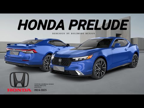 All-New 2024 Honda Prelude ZL1 Emerges Out of CGI Blue With Obvious