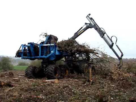 Biomass Forestry Baler/Bundler: Site clearance.