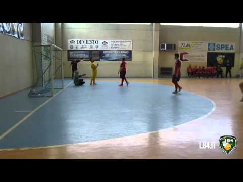 La rete di Simone Fiscante in occasione del match di campionato contro il Borgonuovo