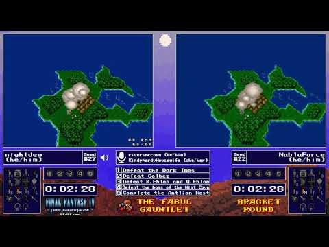 FF4FE Fabul Gauntlet Bracket Round 2 - nightdew VS NablaForce