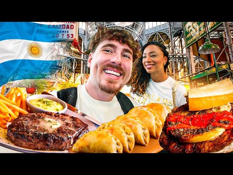 24 HORAS COMENDO NO MERCADO MAIS FAMOSO DE BUENOS AIRES 🇦🇷