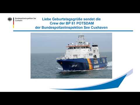 Schiffsgruß zum HAFENGEBURTSTAG@HOME: Potsdam