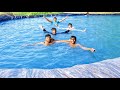We Made A Desi Swimming Pool We Made A Big Pool At Home For Bathing Daily Experiment