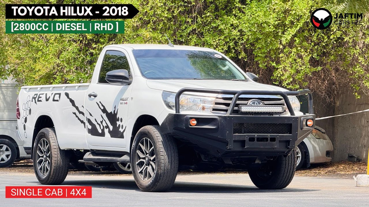 Toyota Hilux SINGLE CABIN | 4WD | 2.8L DIESEL ENGINE | AT | RIGHT-HAND-DRIVE video