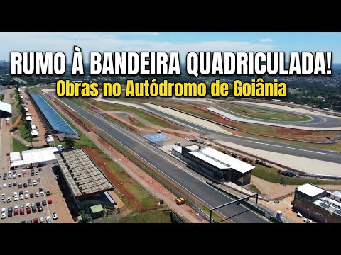Reta final das Obras! Autódromo Internacional de Goiânia  -  Voo de drone