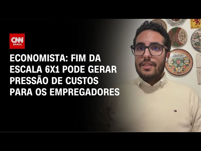 Fim da escala 6x1 não deve trazer ganhos de produtividade, diz economista | HORA H