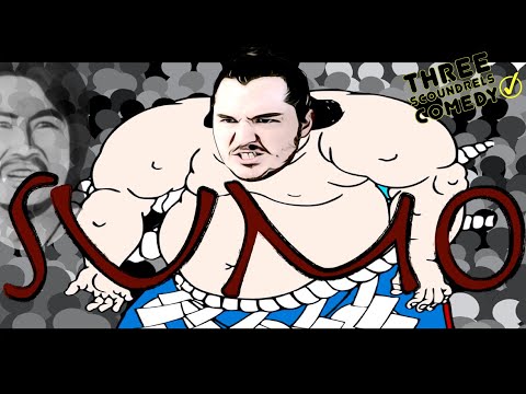 SUMO WRESTLER DEFEATED |  Three Scoundrels Comedy