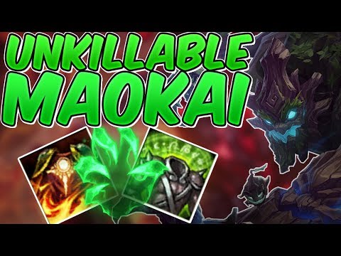 MAOKAI UNKILLABLE URF 2017 NEW RUNES Ultra Rapid Fire Christmas Battle Snow