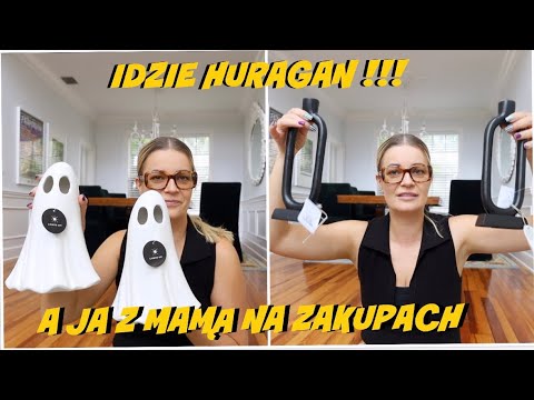 IDZIE HURAGAN A JA Z MAMĄ NA ZAKUPACH! CZY NASZE DOMY SĄ BEZPIECZNE?! ZAMKNELI SZKOŁĘ!
