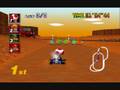 Mario Kart 64 Mushroom Cup Race 4 Kalimari Desert