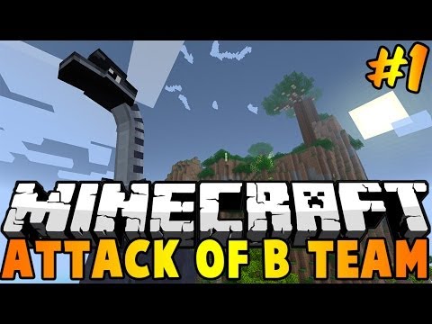 Minecraft : Attack of the B Team Modded Survival Episode 1 - SO MANY MODS!