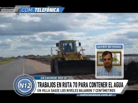  Reynoso está preocupado por la masa de agua en Sansinena