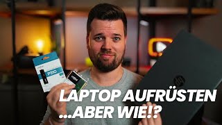 Alten Laptop aufrüsten | Neue SSD und Arbeitsspeicher | HP 250 G8
