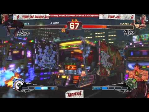 WB Round 3: YOMI SSA Shadow Ace (El Fuerte) vs. YOMI Joel (Ryu) - USF4; Capcom/Anime Week 1