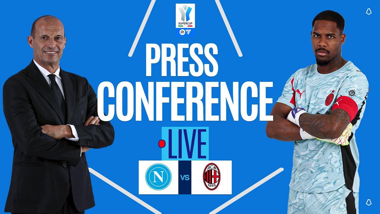 🔴 LIVE | Milan Press Conference | Napoli-Milan | EA SPORTS FC Supercup 2025/26