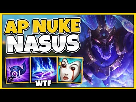 THIS AP NASUS STRATEGY 100% CAN NOT LOSE LANE! WIN EVERY SINGLE TIME!! - League of Legends