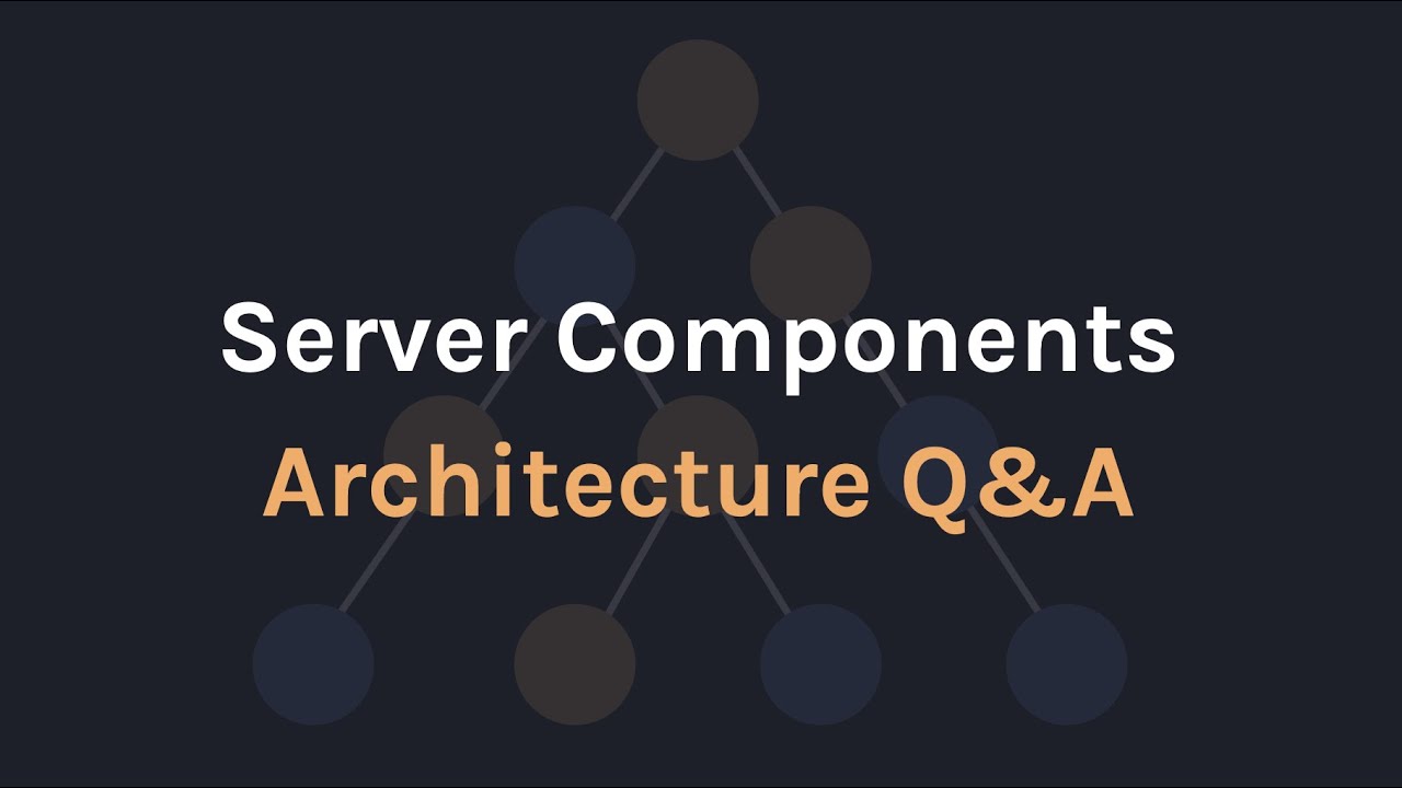 React Server Components: Architecture Q&A