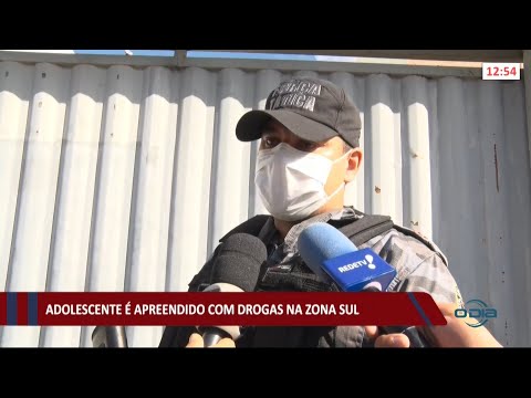 Adolescente eÌ apreendido com drogas na zona sul de Teresina 12 08 2021