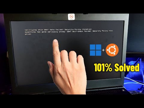 Verifying shim SBAT data failed Security Policy Violation - So beheben Sie den Fehler Dual-Boot ✅
