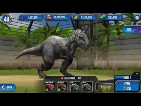 RAJASAURUS LEVEL 40 Jurassic World The Game