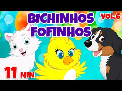 Bichinhos Fofinhos Vol. 6 - Giramille 11 min | Desenho Animado Musical