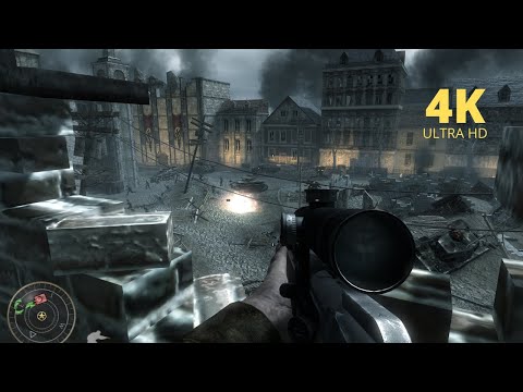 Call of Duty  World at War 2021 Part 4 Vendetta 1942-Stalingrad Russia 4K UHD 60 FPS