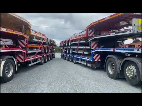 Newly delivered Faymonville Max Trailers