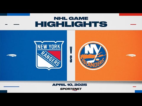 NHL Highlights | Rangers vs. Islanders - April 10, 2025