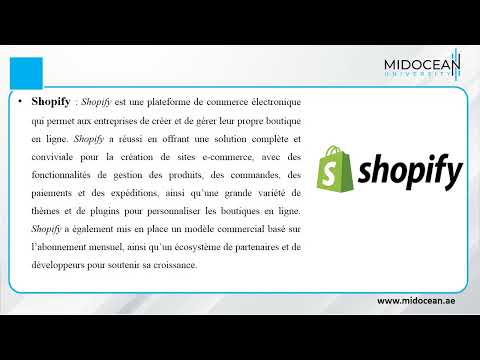 Commerce électronique le cours introductif Introduction au commerce électronique Midocean University