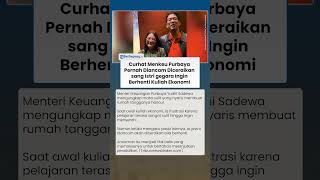 CURHAT Menkeu Purbaya Akui Pernah Diancam Cerai oleh sang Istri gegara Ingin Berhenti Kuliah