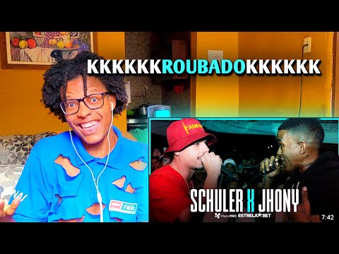 (TENTE NÃO RIR 😂) JHONY X SCHULER | React [317ª Batalha da Aldeia