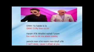 Ahmed Chawki ft pitbull habibi i love you lyrics English translation and mp3 donwload