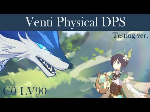 How strong physical Venti is? - Venti vs Bosses & Physical build - Genshin impact