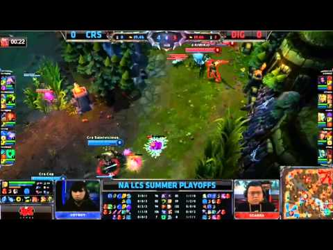DIG vs CRS Game 1 - NA Regional's PAX 2013 Quarter Finals