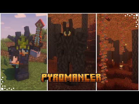 Pyromancer (Minecraft Mod Showcase) | New Boss, Powerful Armors, Magical Tools & Fire Magic
