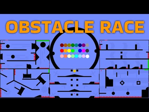 24 Marble Race EP. 67: Obstacle Race (by Algodoo)
