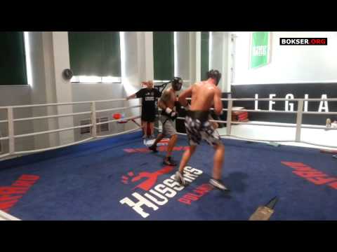 Cieślak vs Sęk: Migawka ze sparingu