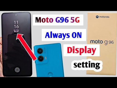 Moto g96 5g always on display kaise kare | moto g96 5g always on display settings 