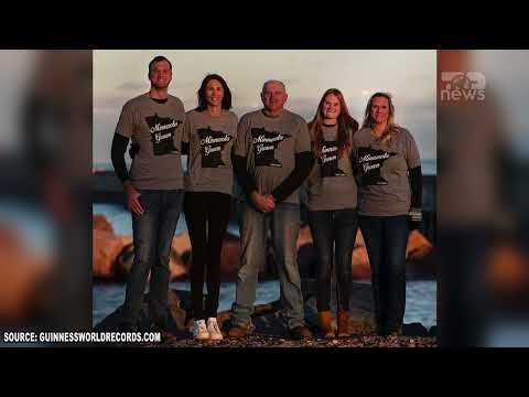 Top News-Familja më e gjatë në botë / Thyen rekordin GUINNESS, më i shkurtri 1.91 cm