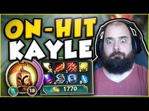 WHO IS ABLE TO HANDLE THIS ON-HIT KAYLE BUILD?? KAYLE TOP GAMEPLAY SEASON 7! - League of Legends