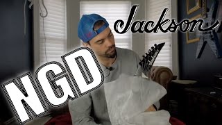 Video thumbnail for NEW GUITAR DAY! Brand New Jackson Dinky Guitar Unboxing - Silverburst! by Scott Bynoe