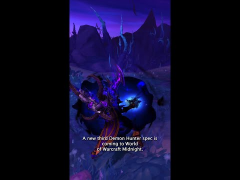 Feast your eyes on the newest Demon Hunter Spec arriving in Azeroth.