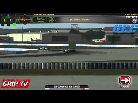 V.E.C test race @ Sebring [GRIP TV BROADCAST]